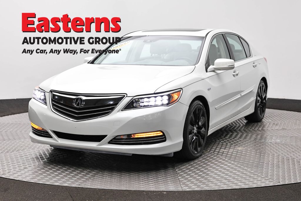 White 2016 Acura RLX FWD with Technology Package Sedan Front-Wheel Drive 7-Speed Dual Clutch