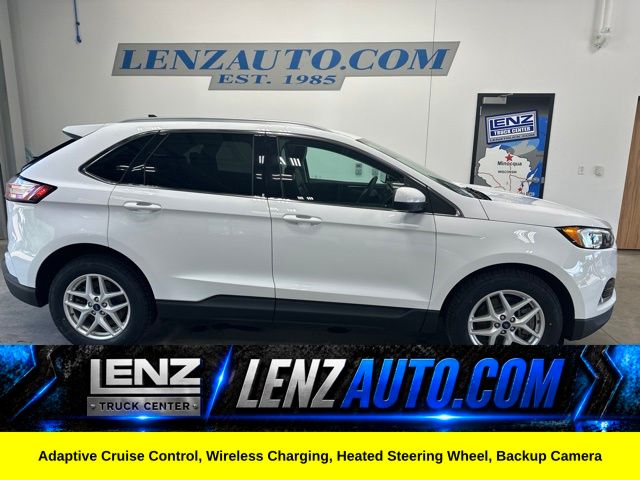 Oxford White 2021 Ford Edge SUV / Crossover All-Wheel Drive 8-Speed Automatic