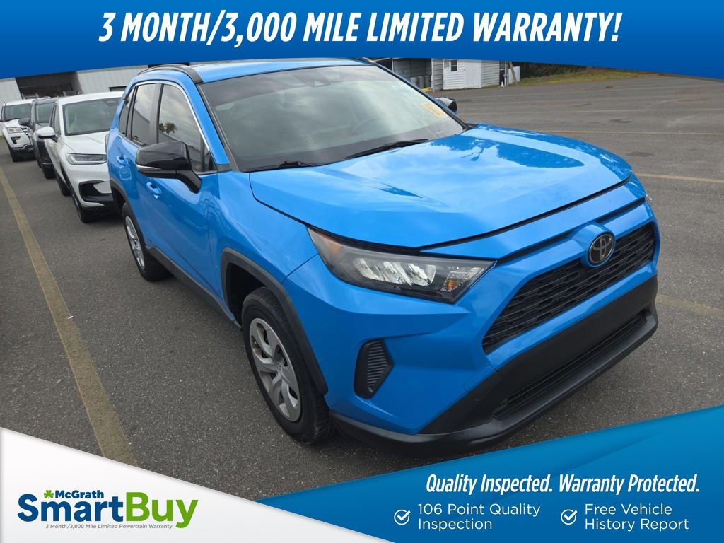 Blue Flame 2019 Toyota RAV4 LE FWD SUV / Crossover Front-Wheel Drive 8-Speed Automatic