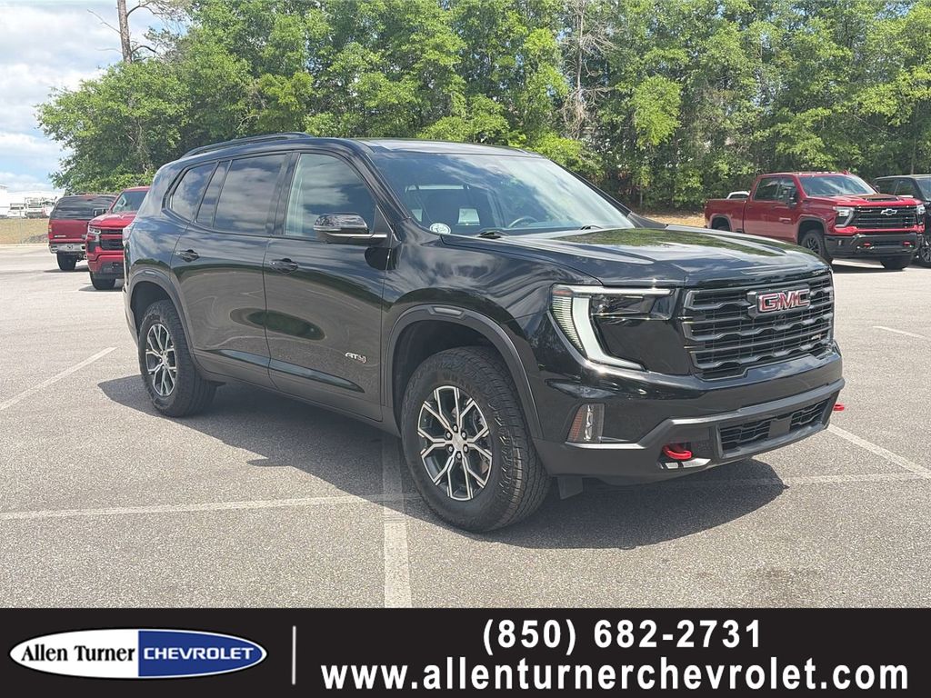 Black (Ebony Twilight Metallic) 2025 GMC Acadia AT4 AWD SUV / Crossover Four-Wheel Drive 8-Speed Automatic