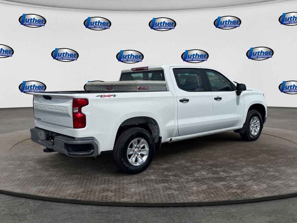 2023 Chevrolet Silverado 1500 WT White at Carlisle Cadillac Buick GMC