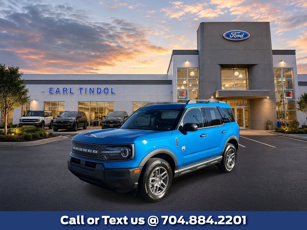 Velocity Blue Metallic 2025 Ford Bronco Sport SUV / Crossover All-Wheel Drive 8-Speed Automatic
