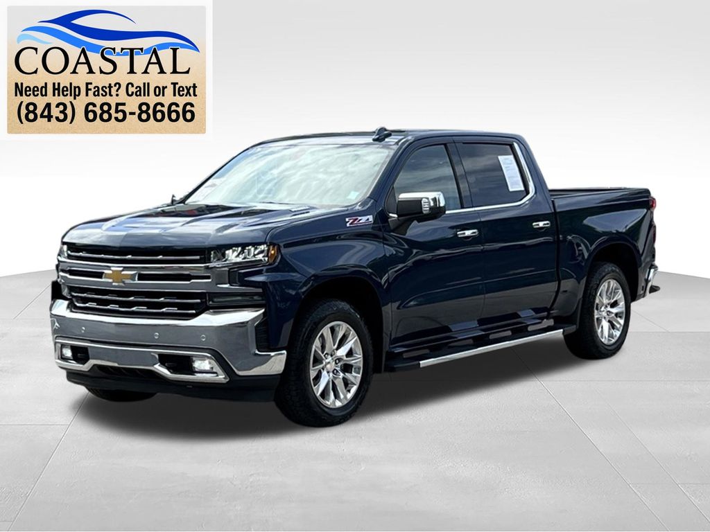 2021 Chevrolet Silverado 1500 LTZ Blue at Bob Mills Chevrolet
