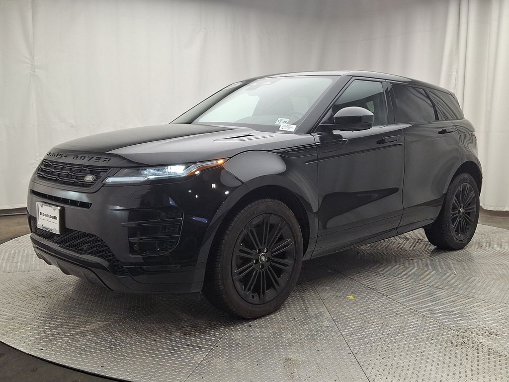 Black 2025 Land Rover Range Rover Evoque SUV / Crossover All-Wheel Drive 9-Speed Automatic