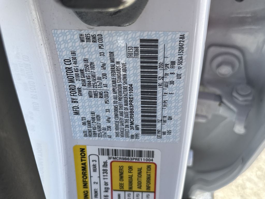 2023 Ford Bronco Sport Big Bend White at Wharton Ford
