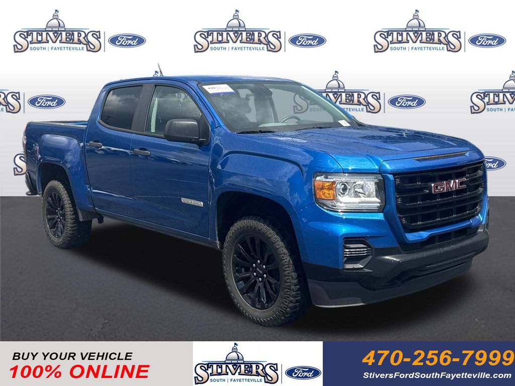 Dynamic Blue Metallic 2021 GMC Canyon Pickup Truck 4X2 8-Speed Automatic