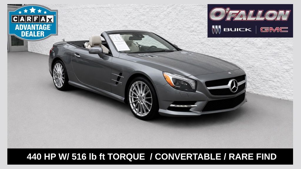 Palladium Silver Metallic 2013 Mercedes-Benz SL-Class Convertible Rear-Wheel Drive 7-Speed Automatic