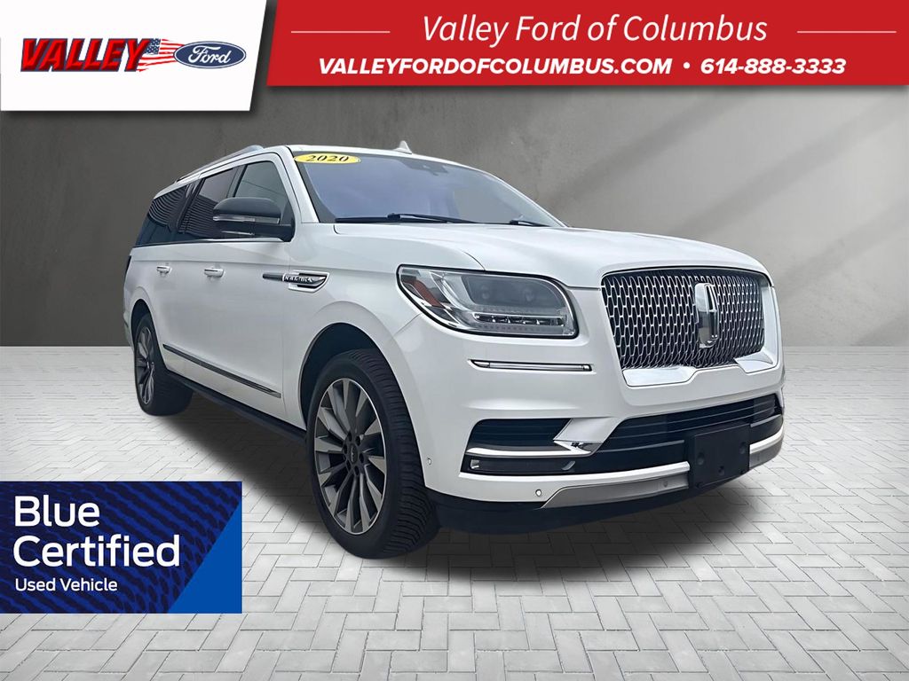 White 2020 Lincoln Navigator L Reserve 4WD SUV / Crossover Four-Wheel Drive Automatic
