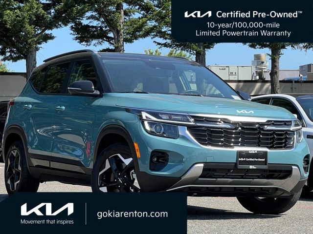 Pluton Blue/Black Roof 2026 Kia Seltos SUV / Crossover All-Wheel Drive Continuously Variable Transmission