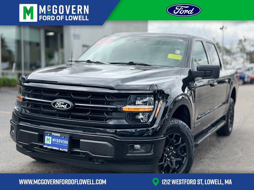 Black Metallic 2025 Ford F-150 Pickup Truck Four-Wheel Drive Automatic