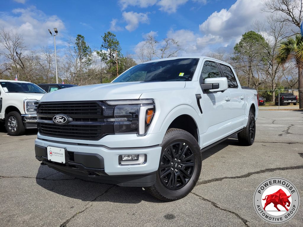 Space White Metallic 2025 Ford F-150 Pickup Truck Four-Wheel Drive Automatic