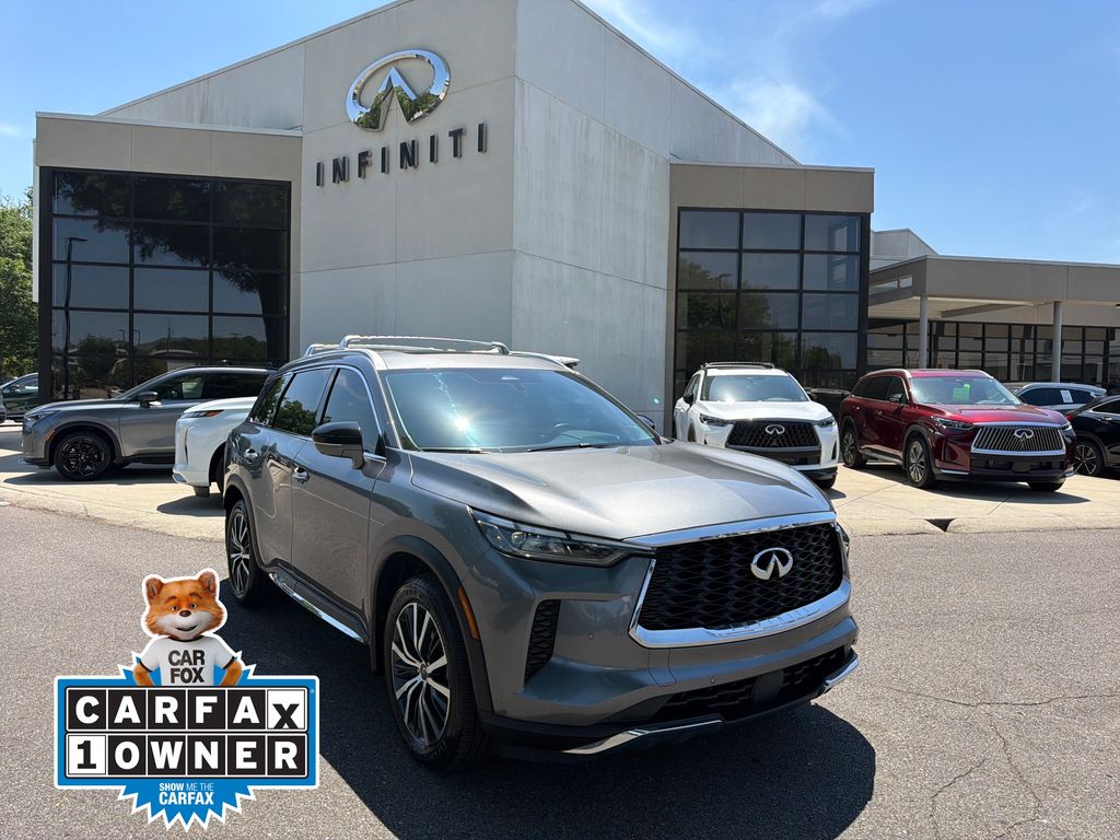 Gray (Graphite Shadow) 2022 INFINITI QX60 Sensory AWD SUV / Crossover All-Wheel Drive 9-Speed Automatic