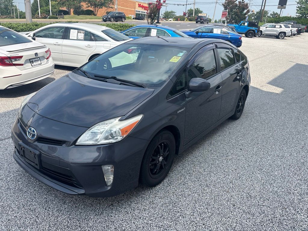 Winter Gray Metallic 2012 Toyota Prius Hatchback Front-Wheel Drive Continuously Variable Transmission