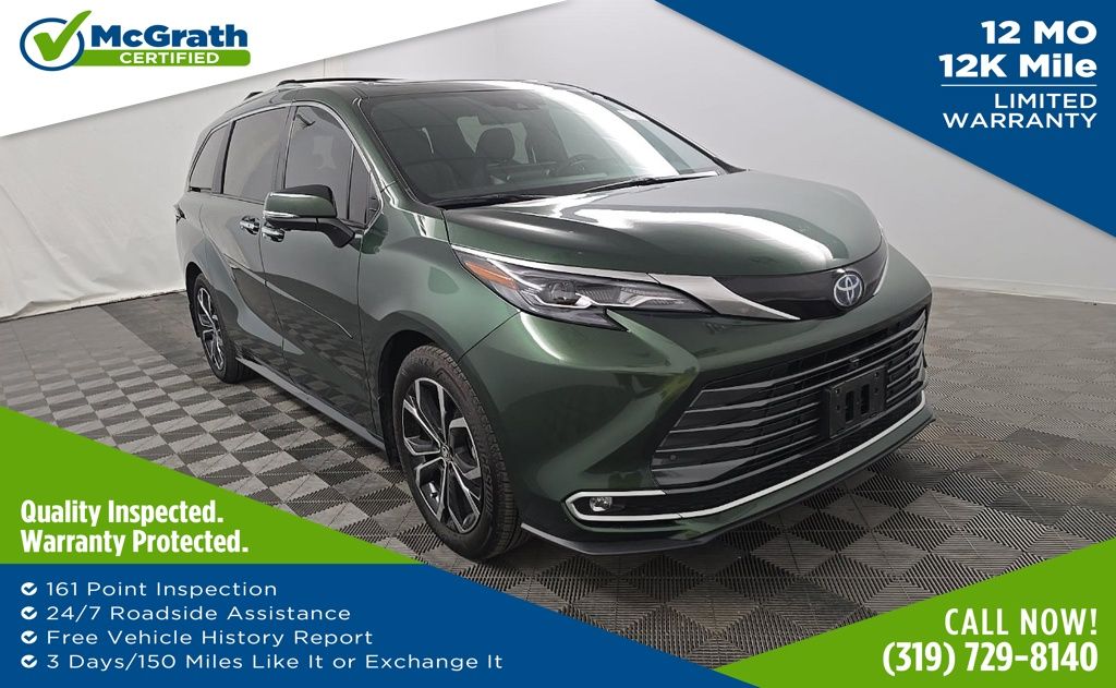 Cypress 2025 Toyota Sienna Minivan Front-Wheel Drive Continuously Variable Transmission