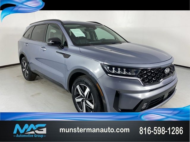 Everlasting Silver 2021 Kia Sorento EX FWD SUV / Crossover Front-Wheel Drive 8-Speed Dual Clutch