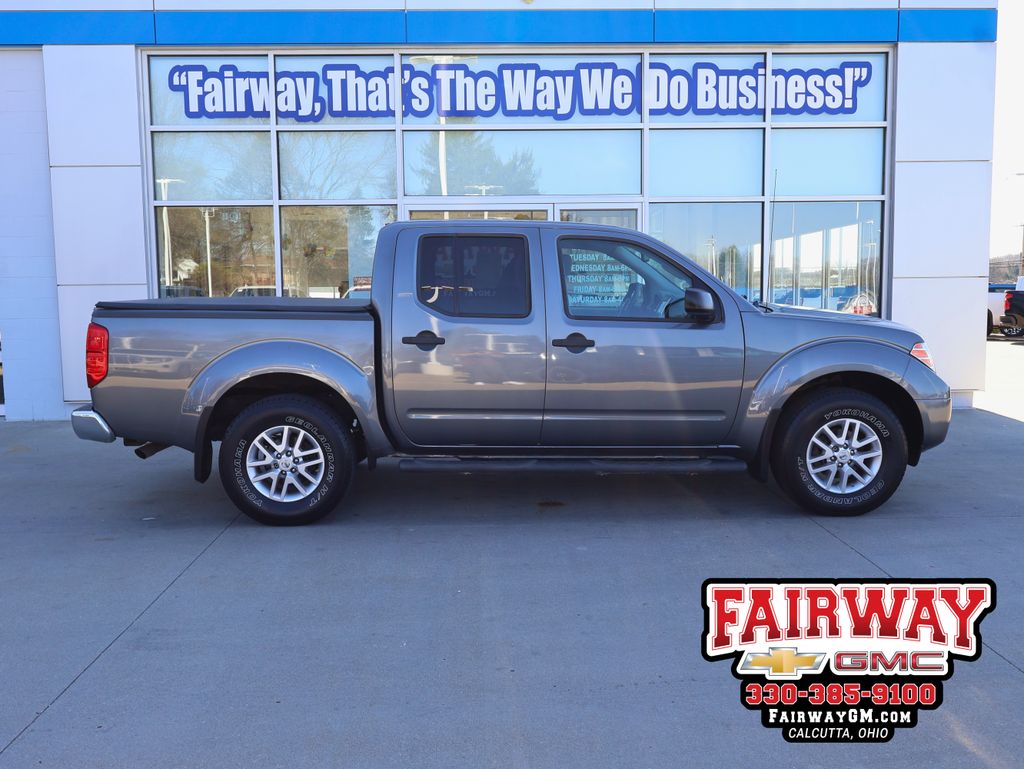 Gray (Gun Metallic) 2019 Nissan Frontier SV V6 Crew Cab 4WD Pickup Truck Four-Wheel Drive 5-Speed Automatic Overdrive