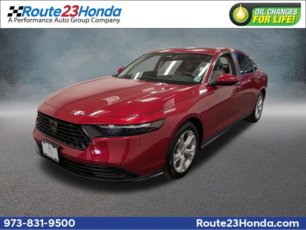 Radiant Red Metallic 2024 Honda Accord Sedan Front-Wheel Drive Continuously Variable Transmission