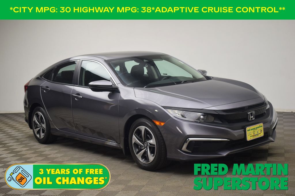 used 2021 Honda Civic car, priced at $20,000