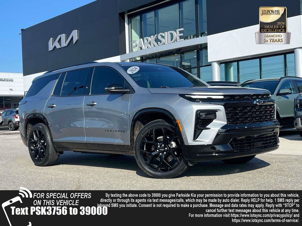 Sterling Gray Metallic 2024 Chevrolet Traverse SUV / Crossover Front-Wheel Drive 8-Speed Automatic