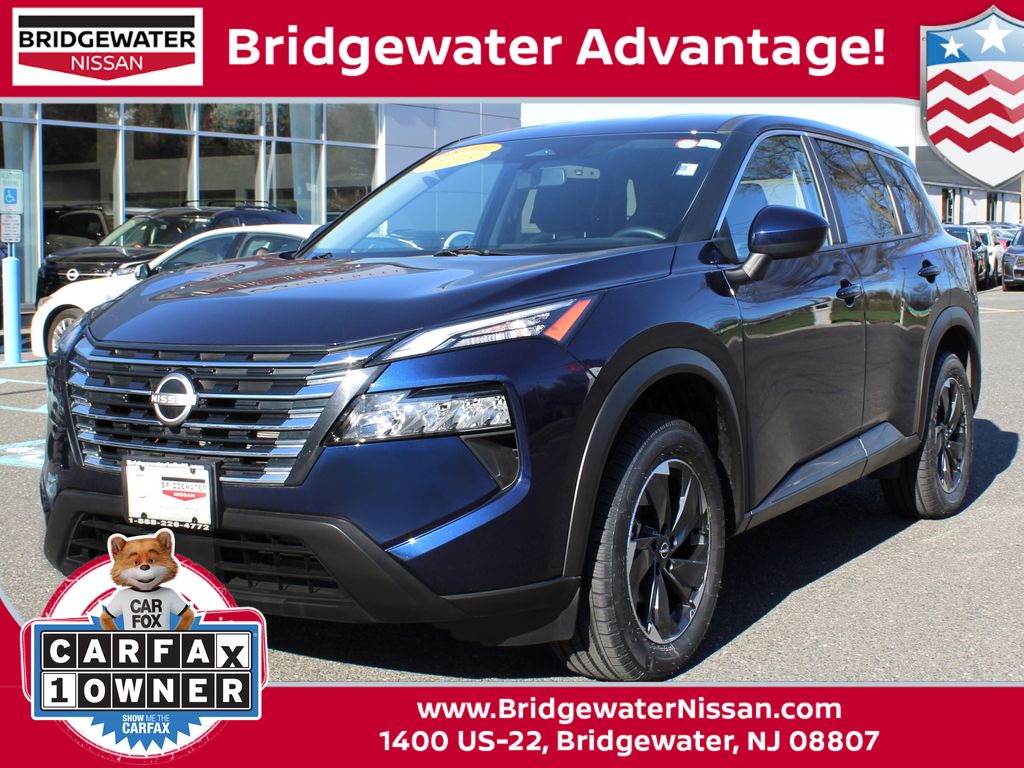 Deep Ocean Blue Pearl 2025 Nissan Rogue SUV / Crossover All-Wheel Drive Continuously Variable Transmission