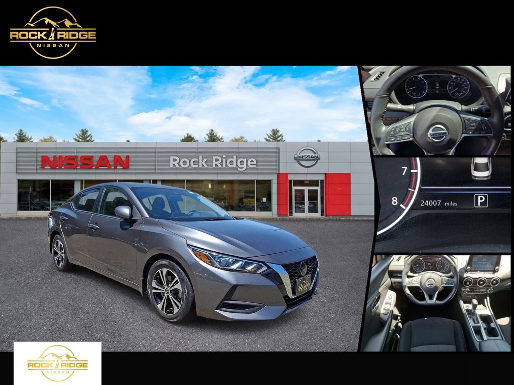 Gray (Gun Metallic) 2023 Nissan Sentra Sedan Front-Wheel Drive Continuously Variable Transmission