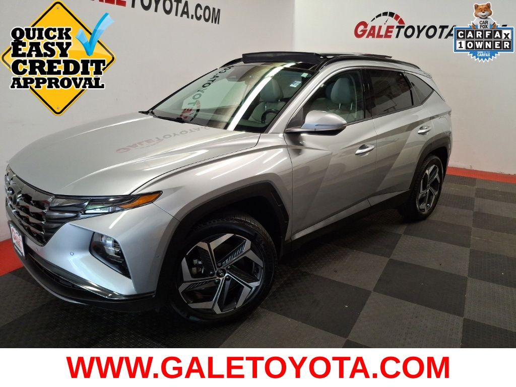 Shimmering Silver 2023 Hyundai Tucson SUV / Crossover All-Wheel Drive 8-Speed Automatic