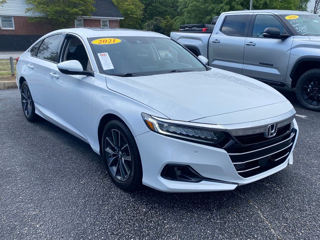 2021 Honda Accord EX-L FWD Sedan Front-Wheel Drive Continuously Variable Transmission