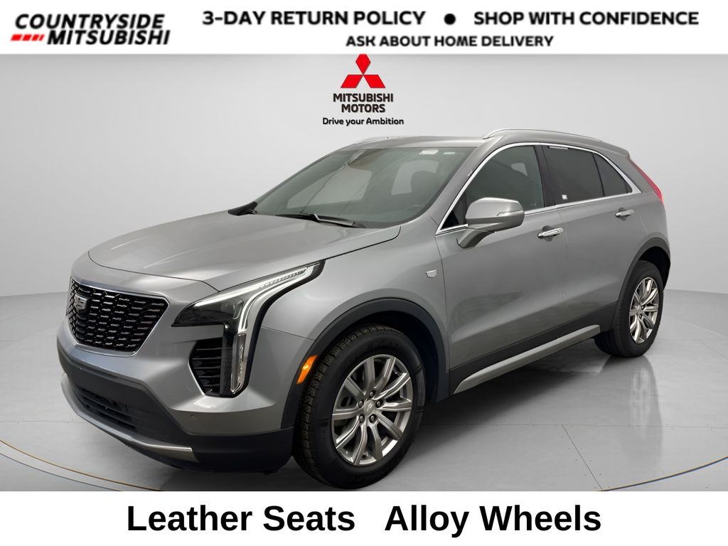 Argent Silver Metallic 2023 Cadillac XT4 Premium Luxury AWD SUV / Crossover Four-Wheel Drive 9-Speed Automatic