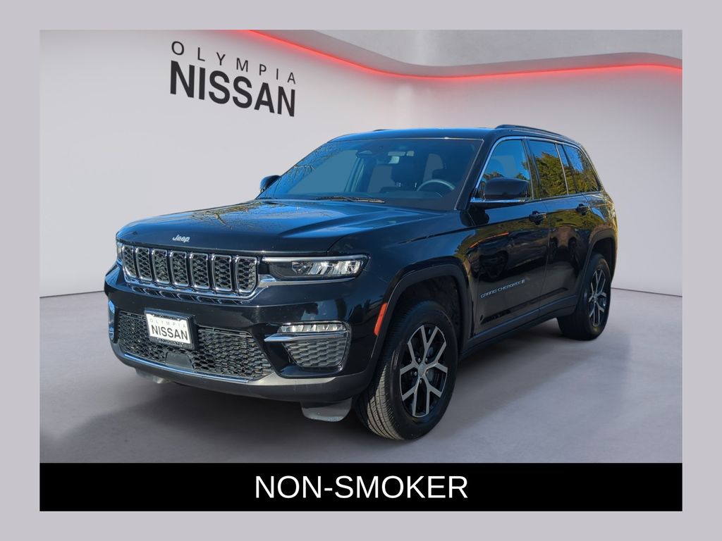 Diamond Black Crystal Pearlcoat 2024 Jeep Grand Cherokee Limited 4WD SUV / Crossover Four-Wheel Drive 8-Speed Automatic