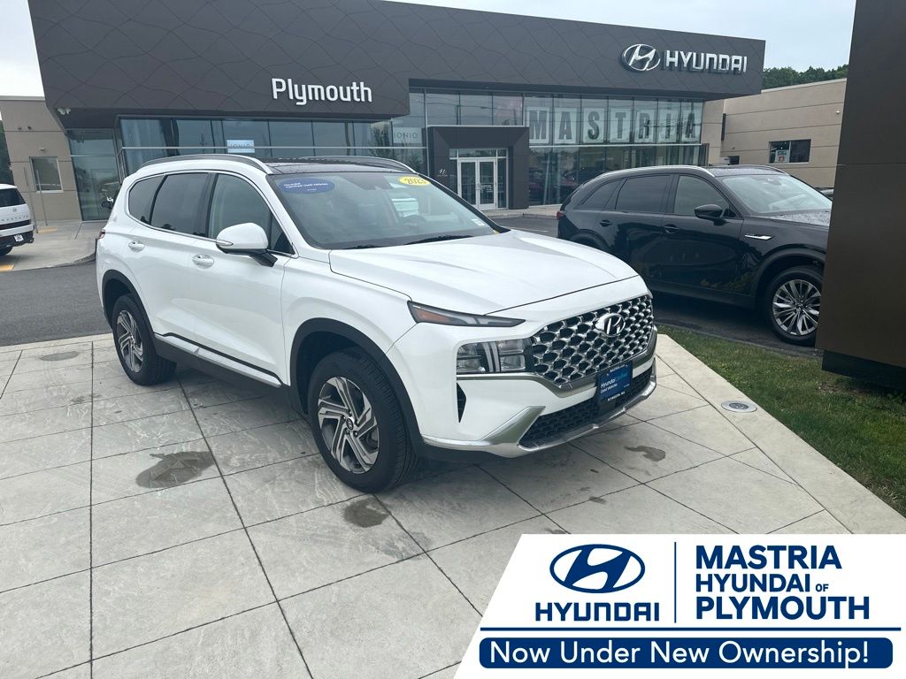 Serenity White Pearl 2023 Hyundai Santa Fe SUV / Crossover All-Wheel Drive 8-Speed Automatic