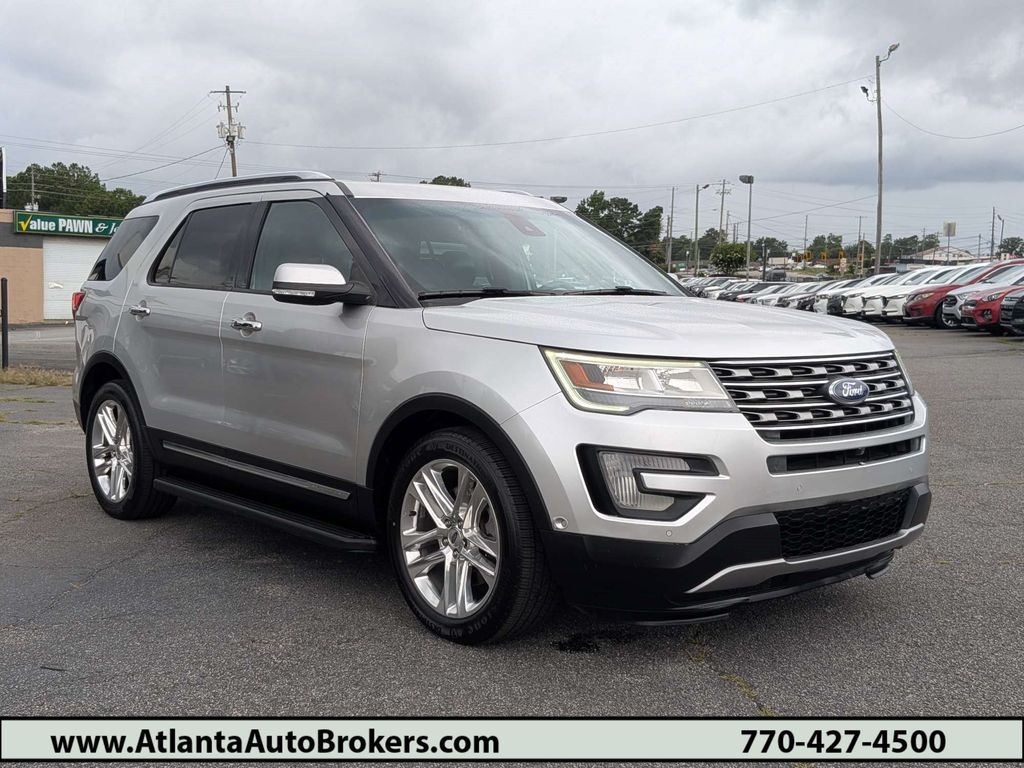 Ingot Silver 2017 Ford Explorer SUV / Crossover Front-Wheel Drive 6-Speed Automatic