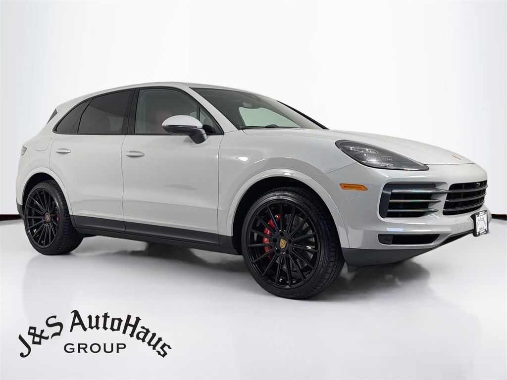 Gray 2022 Porsche Cayenne SUV / Crossover All-Wheel Drive 8-Speed Automatic