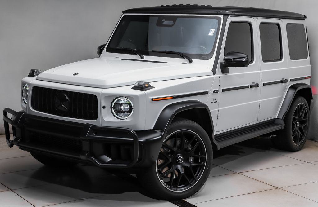 MANUFAKTUR Moonlight White Magno 2025 Mercedes-Benz G-Class AMG G 63 4MATIC SUV / Crossover All-Wheel Drive 9-Speed Automatic