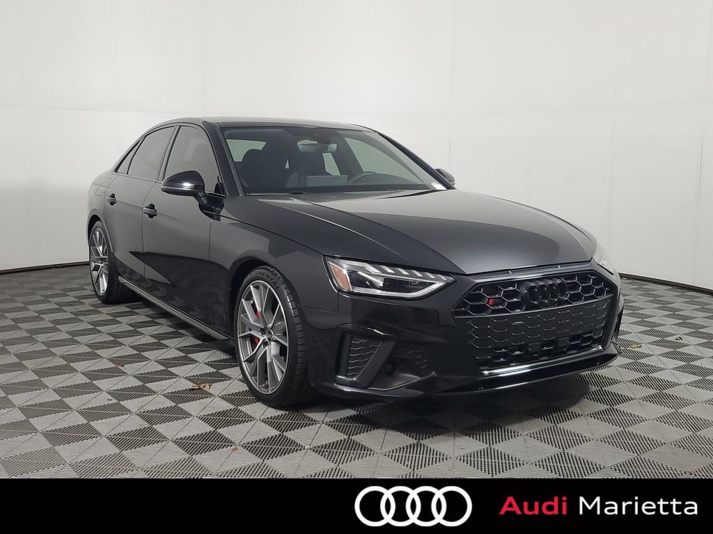 Mythos Black Metallic 2022 Audi S4 3.0T quattro Premium Plus AWD Sedan All-Wheel Drive 8-Speed Automatic