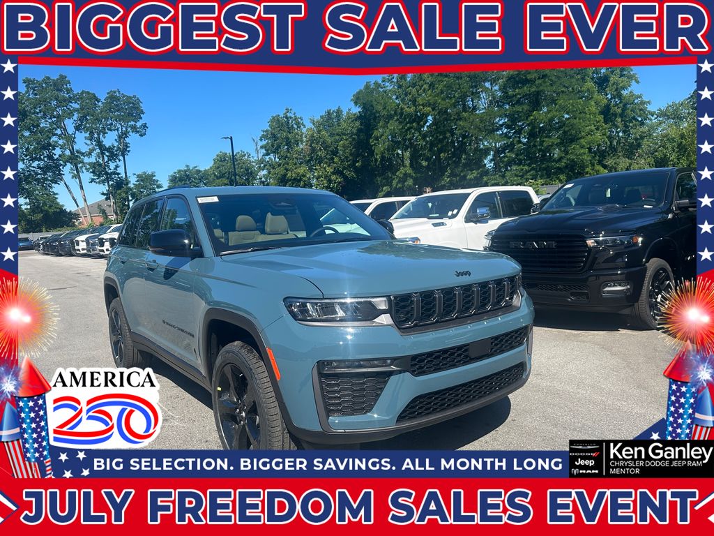 Gray (Steel Blue) 2026 Jeep Grand Cherokee SUV / Crossover Four-Wheel Drive 8-Speed Automatic