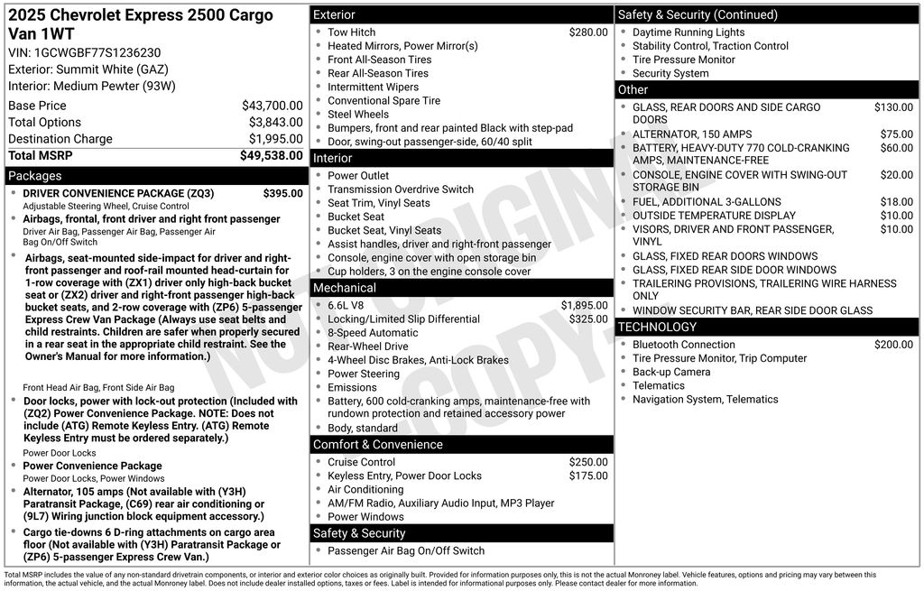 ChevroletExpress 250038