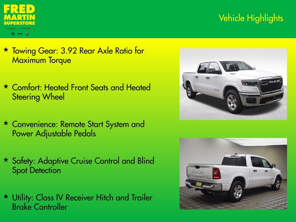 new 2026 Ram 1500 car, priced at $48,262