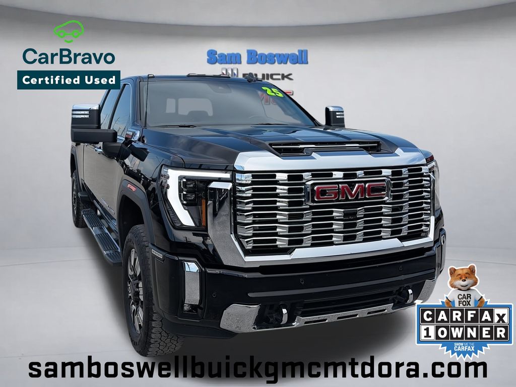 Onyx Black 2025 GMC Sierra 2500HD Pickup Truck Four-Wheel Drive Automatic
