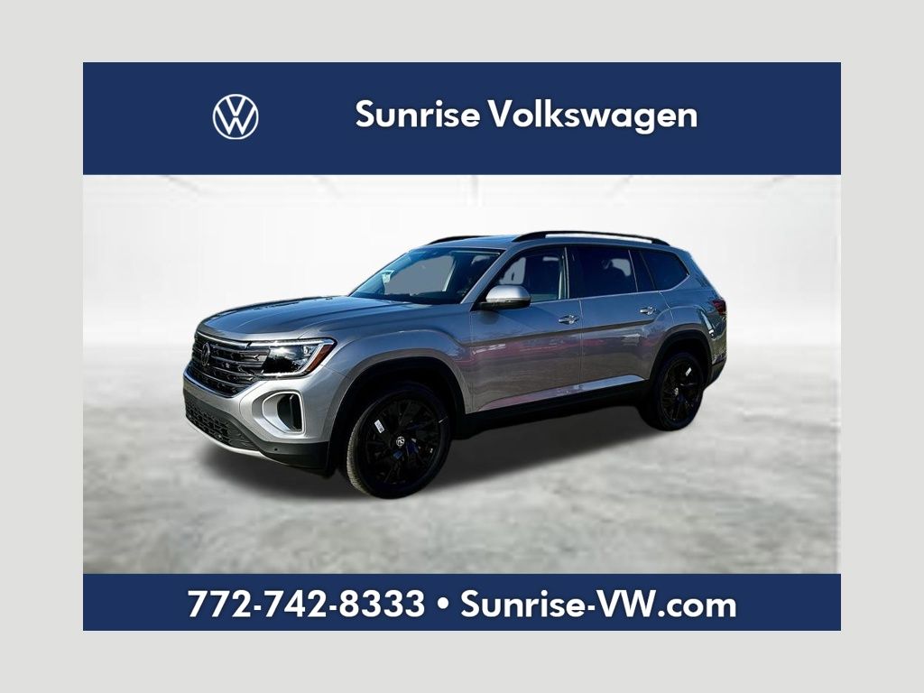 Silver 2026 Volkswagen Atlas SUV / Crossover Front-Wheel Drive 8-Speed Automatic
