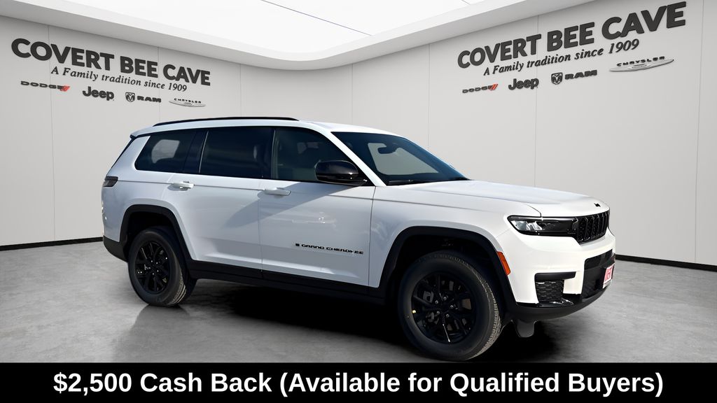 Bright White Clearcoat 2025 Jeep Grand Cherokee L Altitude 4WD SUV / Crossover Four-Wheel Drive 8-Speed Automatic