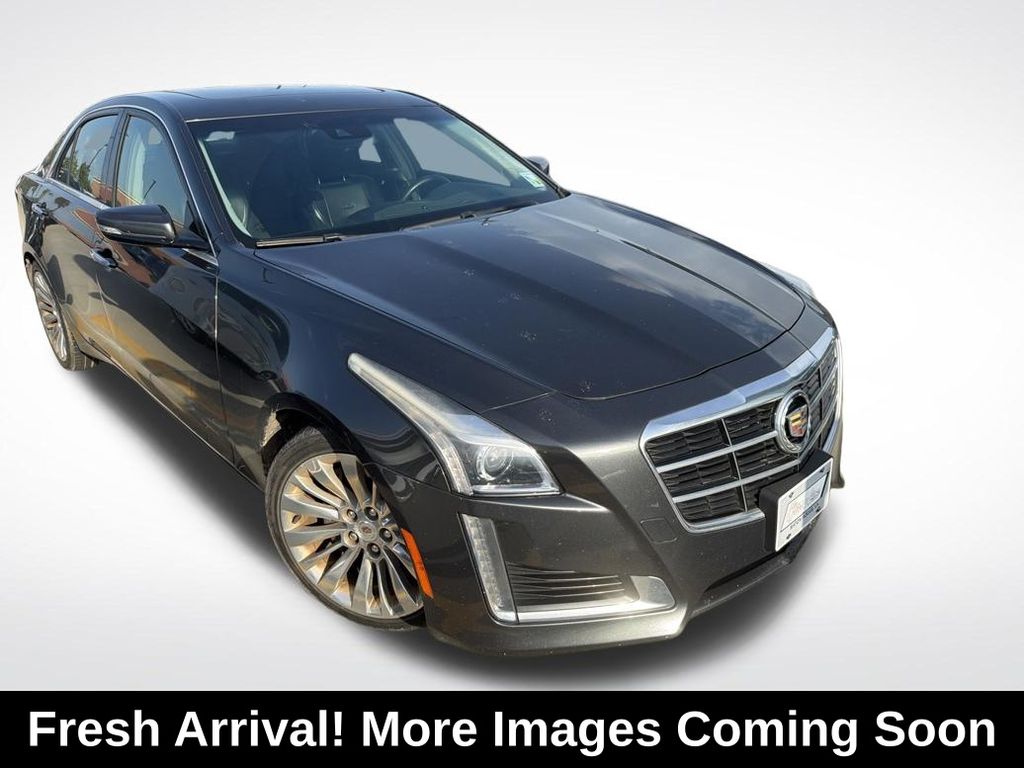 Phantom Gray Metallic 2014 Cadillac CTS Sedan Rear-Wheel Drive 6-Speed Automatic