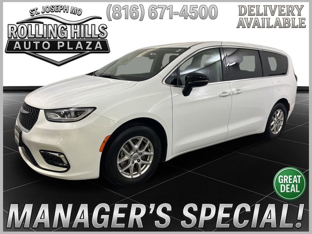 Bright White Clearcoat 2024 Chrysler Pacifica Touring L FWD Minivan Front-Wheel Drive 9-Speed Automatic