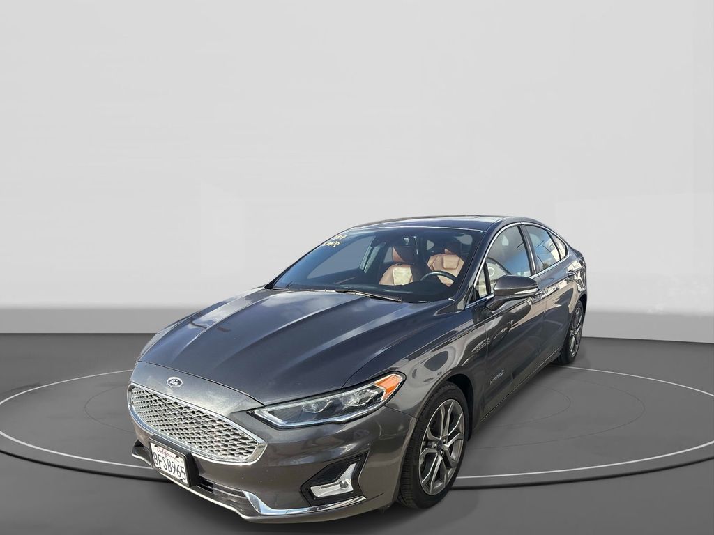 Gray (Magnetic) 2019 Ford Fusion Hybrid Sedan Front-Wheel Drive Continuously Variable Transmission