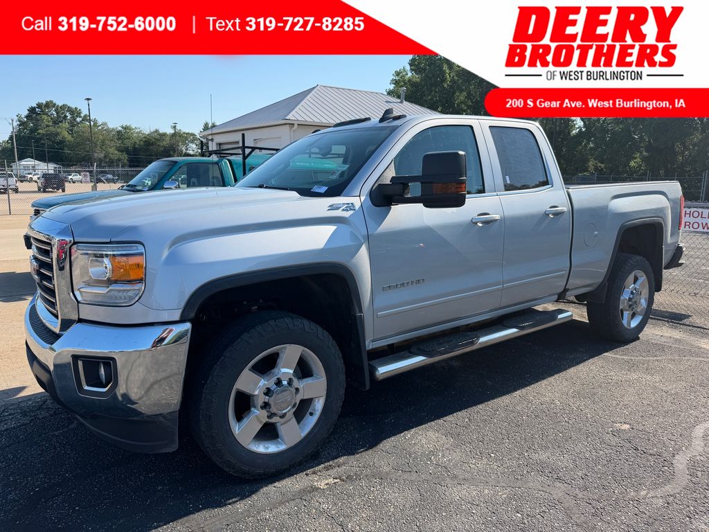 Quicksilver Metallic 2016 GMC Sierra 2500HD Pickup Truck Four-Wheel Drive 6-Speed Automatic Overdrive