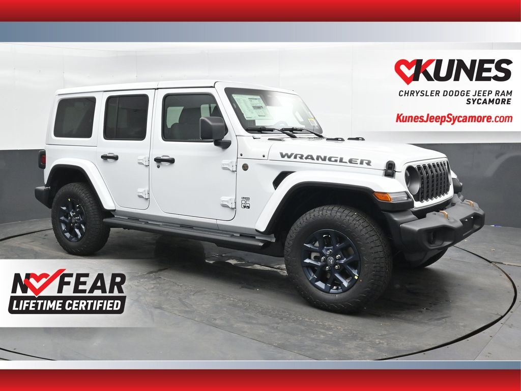 Bright White Clearcoat 2026 Jeep Wrangler SUV / Crossover Four-Wheel Drive 8-Speed Automatic