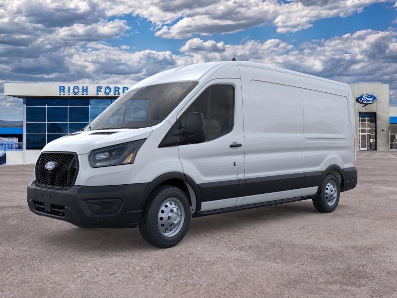 Oxford White 2026 Ford Transit Cargo Van All-Wheel Drive
