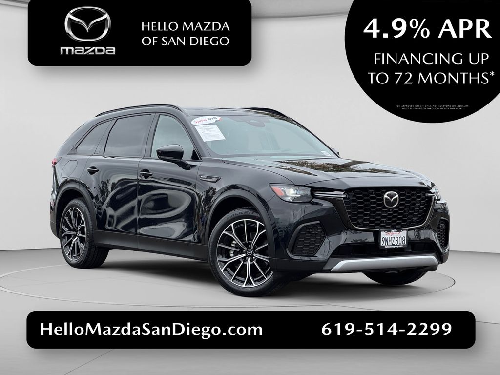 Jet Black Mica 2025 Mazda CX-70 SUV / Crossover All-Wheel Drive 8-Speed Automatic