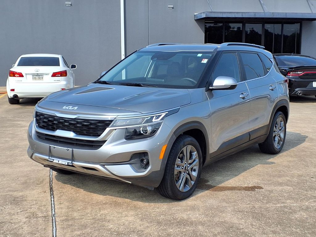 2023 Kia Seltos S Gray at DeMontrond Mazda