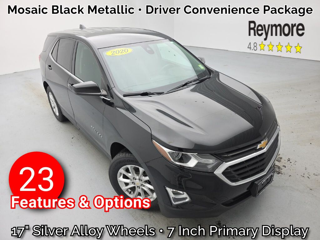 Mosaic Black Metallic 2020 Chevrolet Equinox SUV / Crossover Front-Wheel Drive 6-Speed Automatic Overdrive