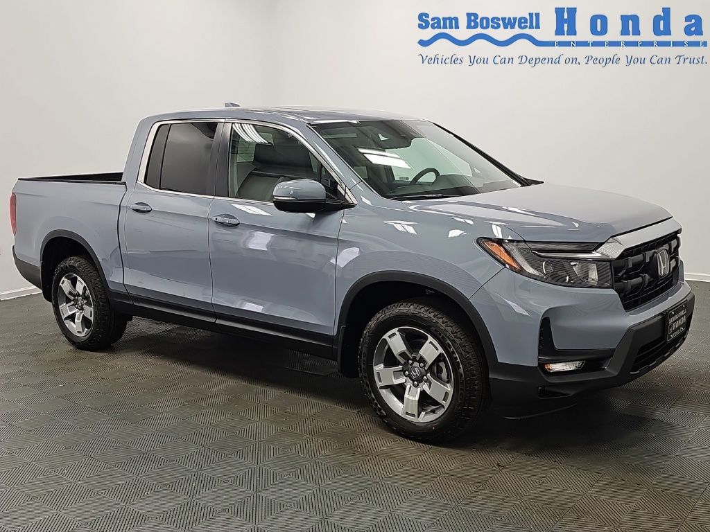 Sonic Gray Pearl 2026 Honda Ridgeline Pickup Truck All-Wheel Drive 9-Speed Automatic